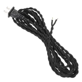 672668702857 UXCELL Twisted Lamp Cord Plug