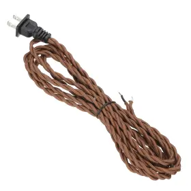 672668702895 UXCELL Twisted Lamp Cord Plug Light