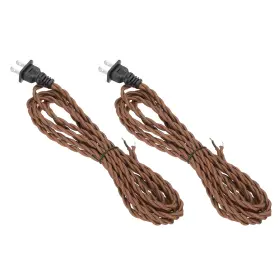672668702901 UXCELL Twisted Lamp Cord Plug Light