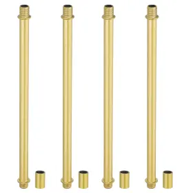 672668977699 UXCELL Straight Pipe Lamp Stems Rod Nut Tone Set