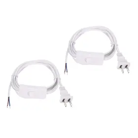 679134449957 UXCELL Plug Lamp Cords Switch Pure Copper End