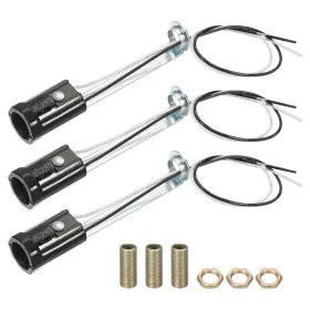 680520091353 UXCELL Candelabra Base Lamp Holder Light Socket