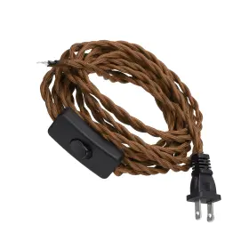 680811648631 UXCELL Light Covered Lamp Cord Plug Stripped