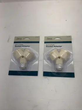714998018564 UXCELL Dual Adapter Led Light Socket Converter