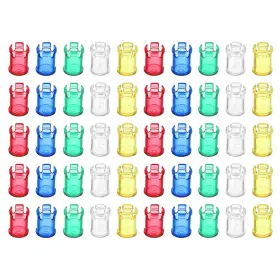 Uxcell 723115188752 50 In 1 5mm Light-emitting Diode Holder Clip Led Bulb Cap Cover Multicolored
