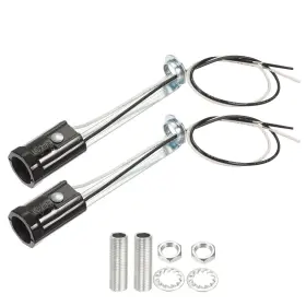 782685624060 UXCELL Bulb Socket Candelabra Base Lamp Holder