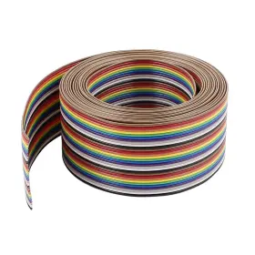 A15030600UX0435 UXCELL Idc Wire Flat Ribbon Cable Rainbow