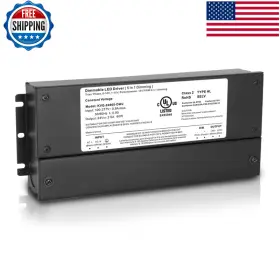 Vanesa B0cm6gvv52 60w Dimmable Led Driver 24v Ac To Dc Triac Transformer Power