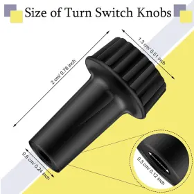 601673598322 VENFORZE Standard Lamp Switch Light Turn Knobs #2