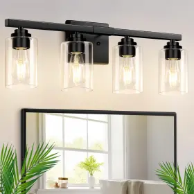 B0DHFM963F VERRON Bathroom Vanity Light Fixture Mirror Clea