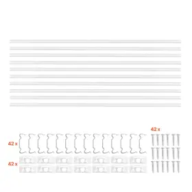 197988180319 VEVOR Led Channel Milky Cover End Caps