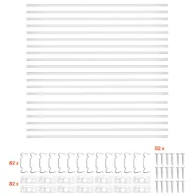 197988918349 VEVOR Led Channel Milky Cover End Caps