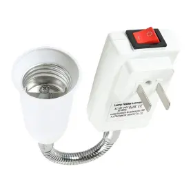 24523 VEY14 Plug Light Bulb Socket Adapter Extender Switch