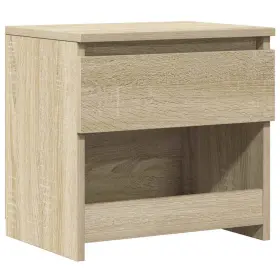 803444 VIDAXL Bedside Cabinet Drawer Wood Nightstand Table