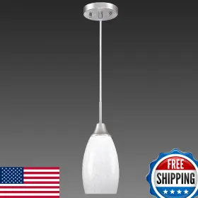 B0D4DD6S97 VIINEW Handblown Milk Marble Art Glass Mini Light