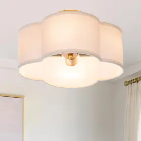 B0833P2RHT VILUXY Flush Mount Ceiling Light Fixture Farmhouse