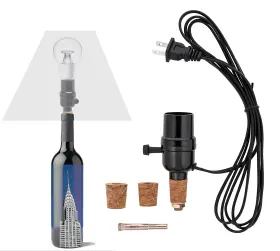 618028463013 VINO LIGHT Bottle Lamp Glass Drill Bit Cork Kit