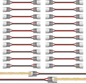 S-SC-2PIN-8MM-C VISDOLL Pack Cob Led Pins Solderless Crystal