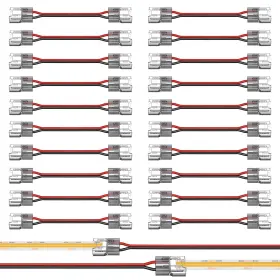S-SC-2PIN-8MM-C VISDOLL Pack Cob Led Pins Solderless Crystal