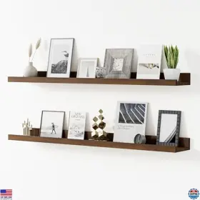 B0D6VXJG9X VISIT THE ACOVY STORE Solid Wood Floating Shelves