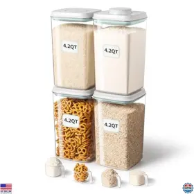 Visit The Ankou Store Airtight Food Storage Container Set 4L