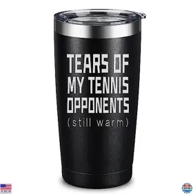 B0C8ZFL1XC VISIT THE ARIABLE STORE Tennis Opponents Tumbler