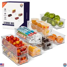 B0984YGW8H VISIT THE CLEARSPACE STORE Pantry Bins Pack Food