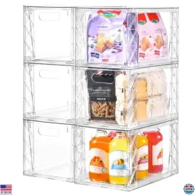 B0DGXPJQH8 VISIT THE CLEMATE STORE Stackable Storage Bins