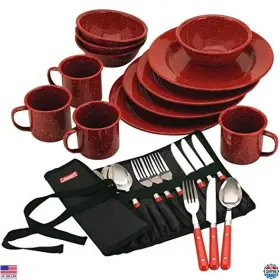 B0009PUR86 VISIT THE COLEMAN STORE Dinnerware Set Dining Safe