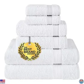 B077BV38GD VISIT THE COTTON PARADISE STORE Towel Set Bath