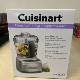 ECH-4SV VISIT THE CUISINART STORE Chopper Grinder Steel Food