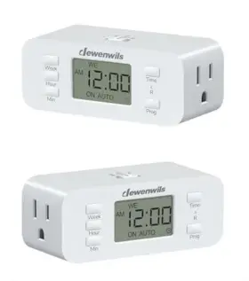 ITE-06 VISIT THE DEWENWILS STORE Digital Timers Pack Dual
