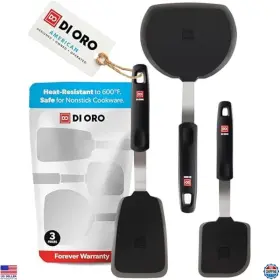 DOL-DS-010 VISIT THE DI ORO LIVING STORE Silicone Spatula Set