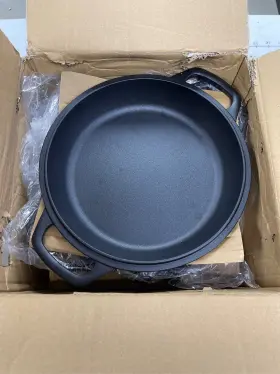 B08YJY9PRD VISIT THE EDGING CASTING STORE Seasoned Cast Iron