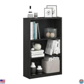 14151R1BKW VISIT THE FURINNO STORE Shelf Bookcase Simple