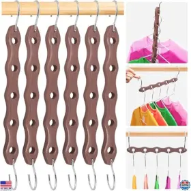 HU1012 VISIT THE HEYHOUSE STORE Wooden Hangers Pack Space