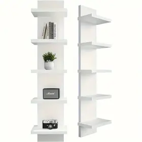 B0C1ZF3D12 VISIT THE HOMATERIAL STORE Tier Floating Wall Unit