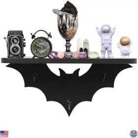 HZYSLYJ-2 VISIT THE HZYSLYJ STORE Floating Bat Shelf Key Goth