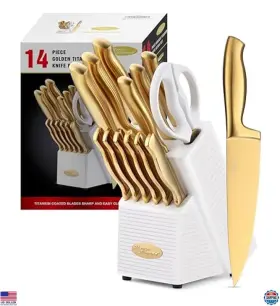 B097C3ZS9X VISIT THE MARCO ALMOND STORE Titanium Coated Steel