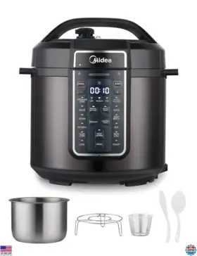 MPC6002SBSK VISIT THE MIDEA STORE Electric Pressure Cooker