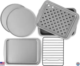 HGPS6 VISIT THE OVENSTUFF STORE Toaster Oven Baking Pan Set