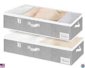 B0922KHTBB VISIT THE STORAGEWORKS STORE Bed Storage Bins Pack