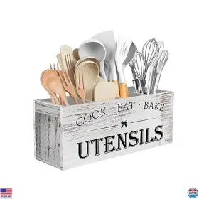 UH1601WG VISIT THE SULI STORE Wooden Utensil Holder Kitchen
