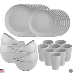 RC283-1 VISIT THE SUPERNAL STORE Wheat Straw Dinnerware Set