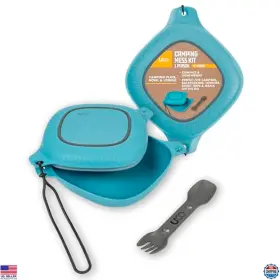 B08B46JZ7T VISIT THE UCO STORE Camping Mess Bowl Plate Spork