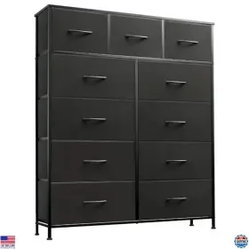 ASNG098DK VISIT THE WLIVE STORE Tall Fabric Dresser Storage