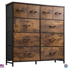 B0C48X5QNF VISIT THE WLIVE STORE Fabric Dresser Bedroom Wood