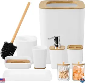 IZ2331 VISIT THE XLHOMO STORE Bathroom Set Trash Essential