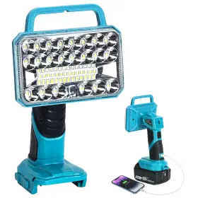 WXD-18W-DJ003 VTUXCEY Cordless Led Light Makita Battery