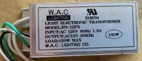 EN-12PX WAC LIGHTING Enclosed Transformer